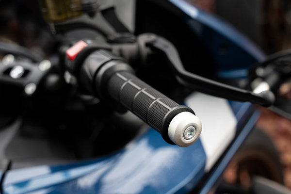 Aluminum Bar Ends Silver