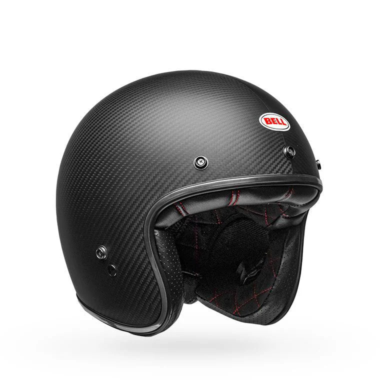 Bell Moto Custom 500 Carbon Matte Black open face – Australian Electric Motor Co